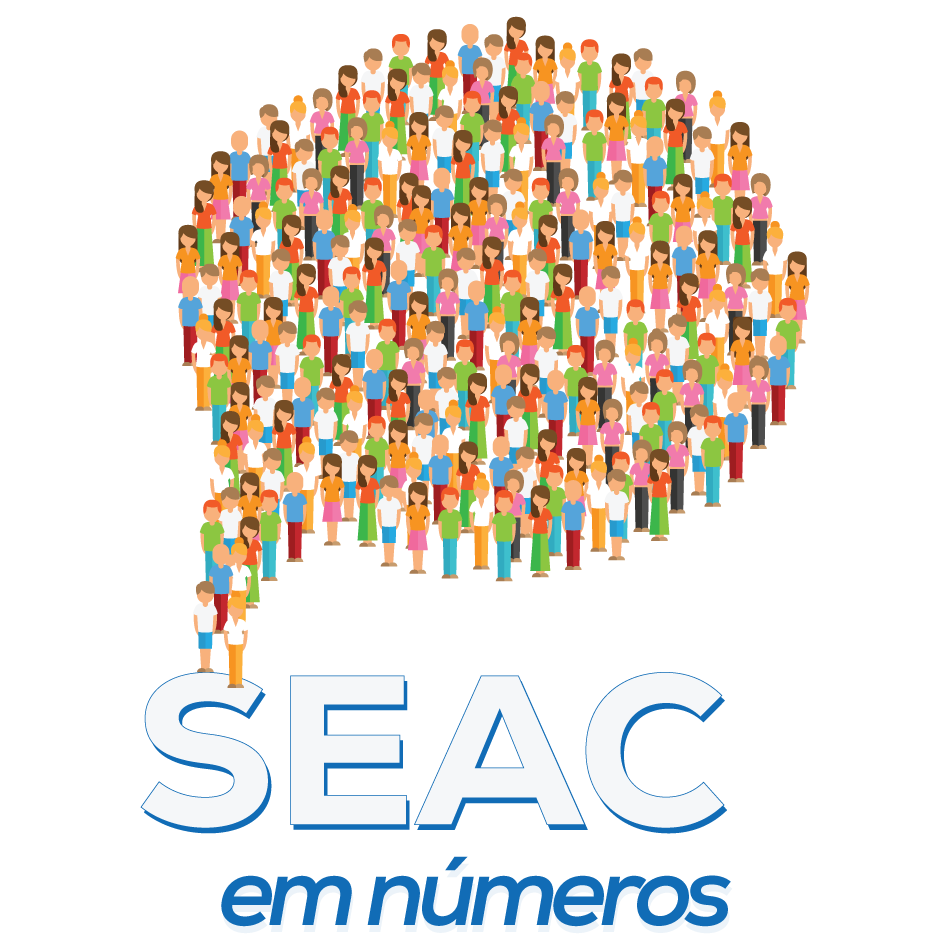Logo números da SEAC
